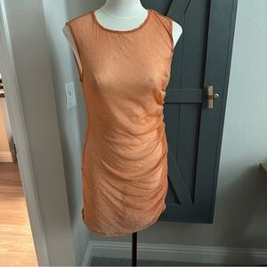 NEW with Tags. Hutch Sheer Orange Cover Up. Small.